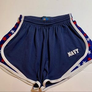 F2W Fit 2 Win Navy Running‎ Athletic Shorts M